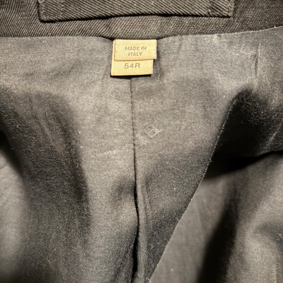 Burberry Mens Sport Coat with embroidered and embellished lapel Black Size 44 - Picture 5 of 5